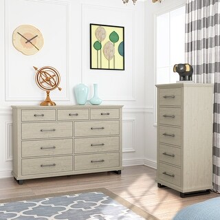 2 Piece Bedroom Set - 1 Chest and 1 Dresser