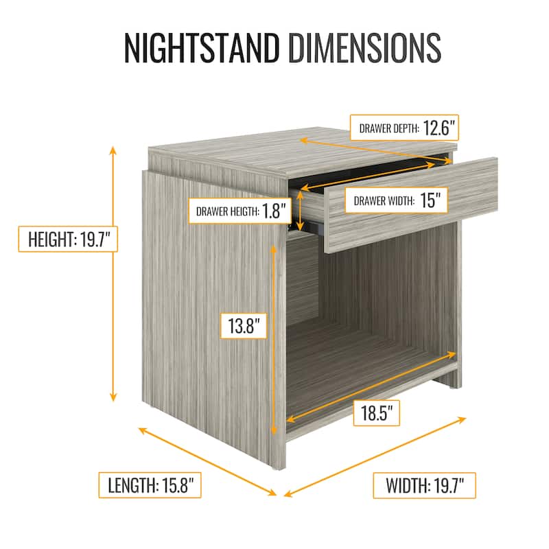 Boyd Sleep Sydney 1-Drawer Nightstand