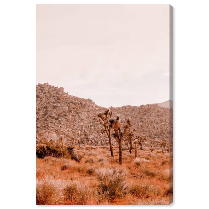 Wynwood Studio Canvas Floral and Botanical Warm Color Grassland II Brown and Rustic Wall Art Canvas Print