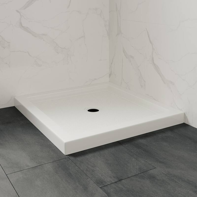 OVE DECORS Adena White Shower Base 60x36 in white