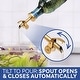 preview thumbnail 7 of 196, COOK WITH COLOR Glass Olive Oil Bottle Dispenser - 2 Pack- 17oz Oil and Vinegar Carafe Decanter
