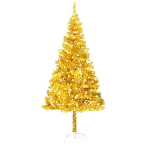 vidaXL Artificial Christmas Tree with LEDs&Stand Decor Multi Colors/Sizes