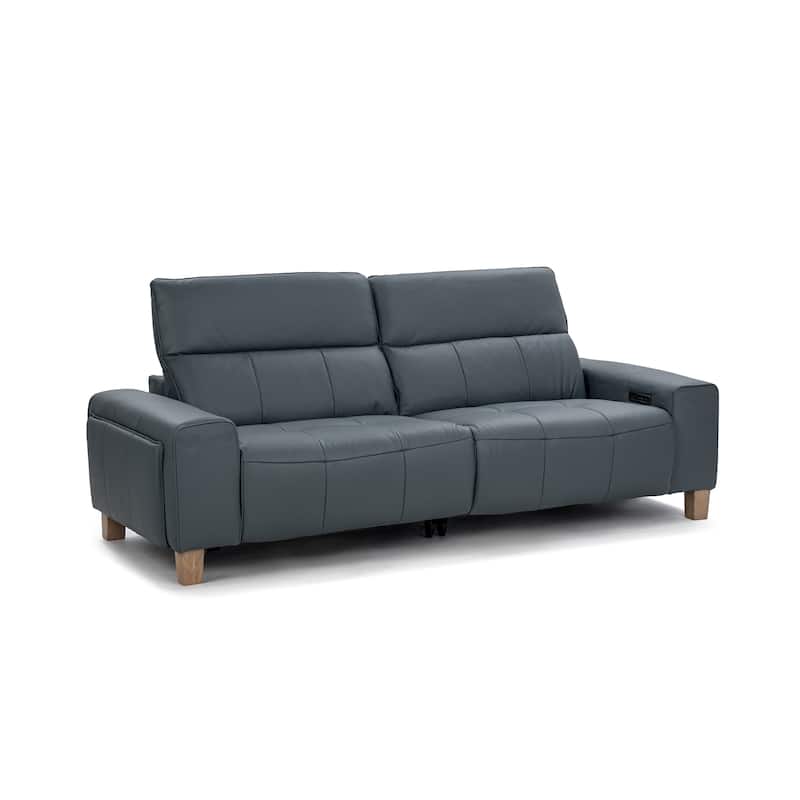 Classic Home Alea Zero Gravity Power Recliner Upholstered Leather Sofa