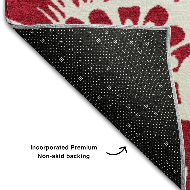 Premium Washable Super Soft Modern Floral Mayfield Rug