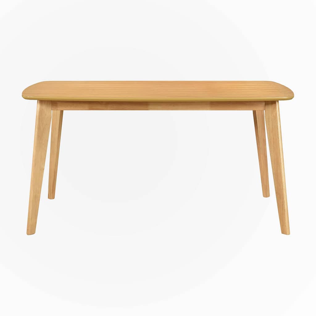 Natural Oak Finish Dining Table 1pc