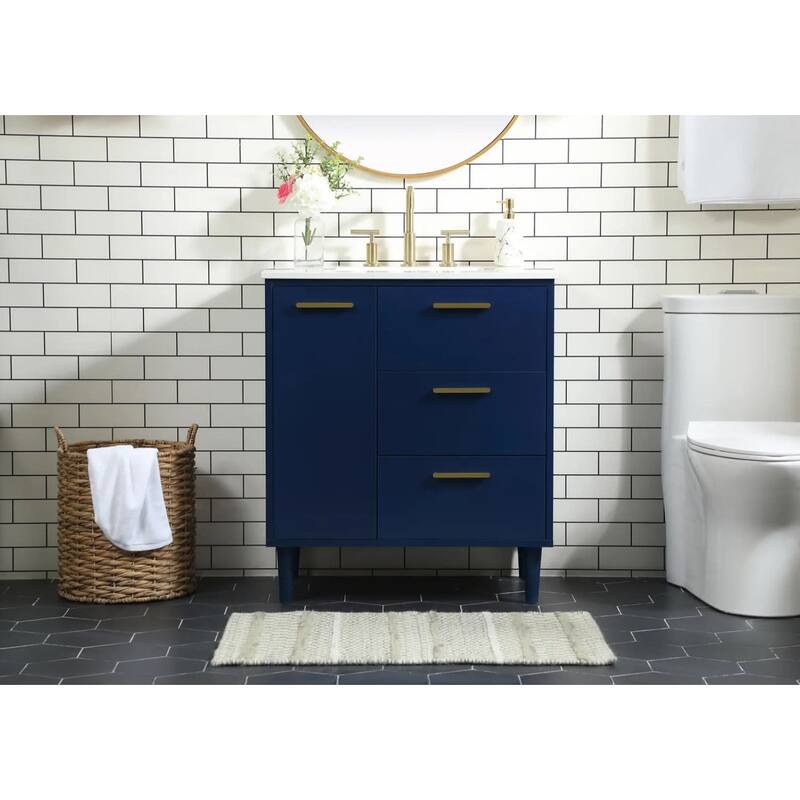 Elegant Lighting VF47030M Baldwin 30" Free Standing Single Basin