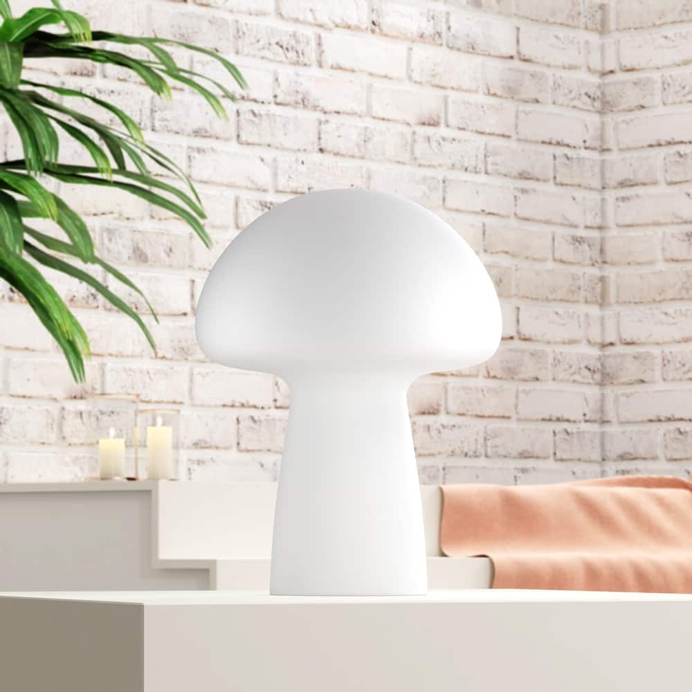 Mushroom Round Glass Table Lamp