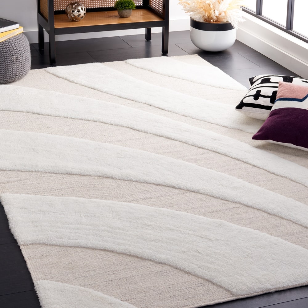 SAFAVIEH Handmade Manhattan Dimitriya Modern Wool Rug