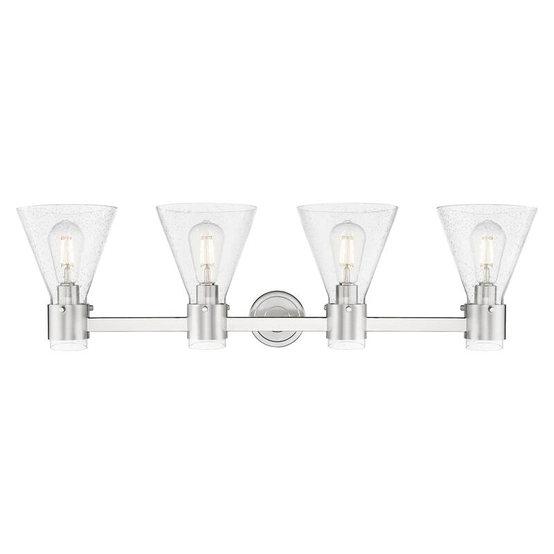Innovations Lighting 464-4W-G464C-7SDY Lawton Cone 4 Light 34" Wide