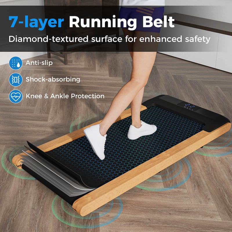 Superfit 3-in-1 Walking Pad Under Desk Treadmill with Remote Smart APP - See Details