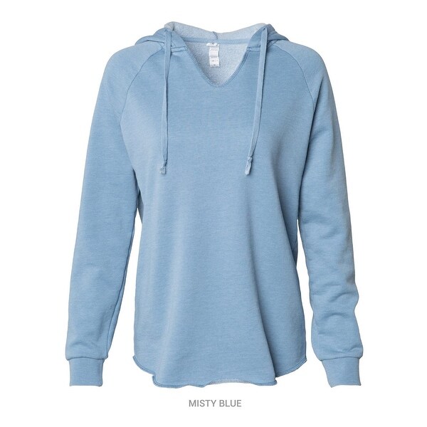 blue pullover sweatshirt
