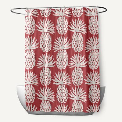 Pineapple Pattern Shower Curtain