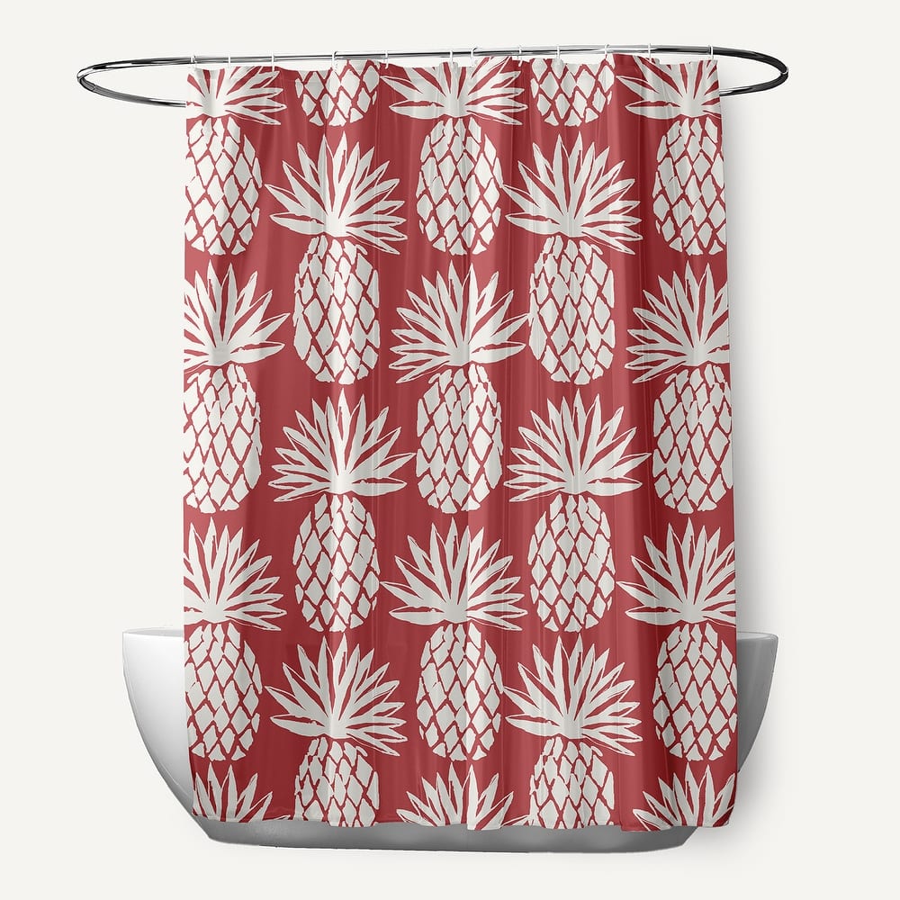 Pineapple Pattern Shower Curtain