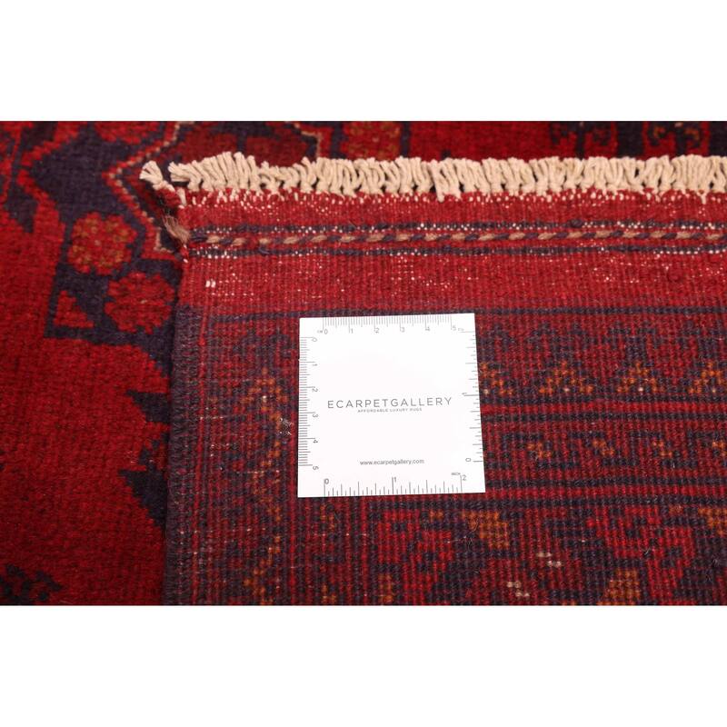 ECARPETGALLERY Hand-knotted Finest Khal Mohammadi Red Wool Rug - 9'11 x 12'10