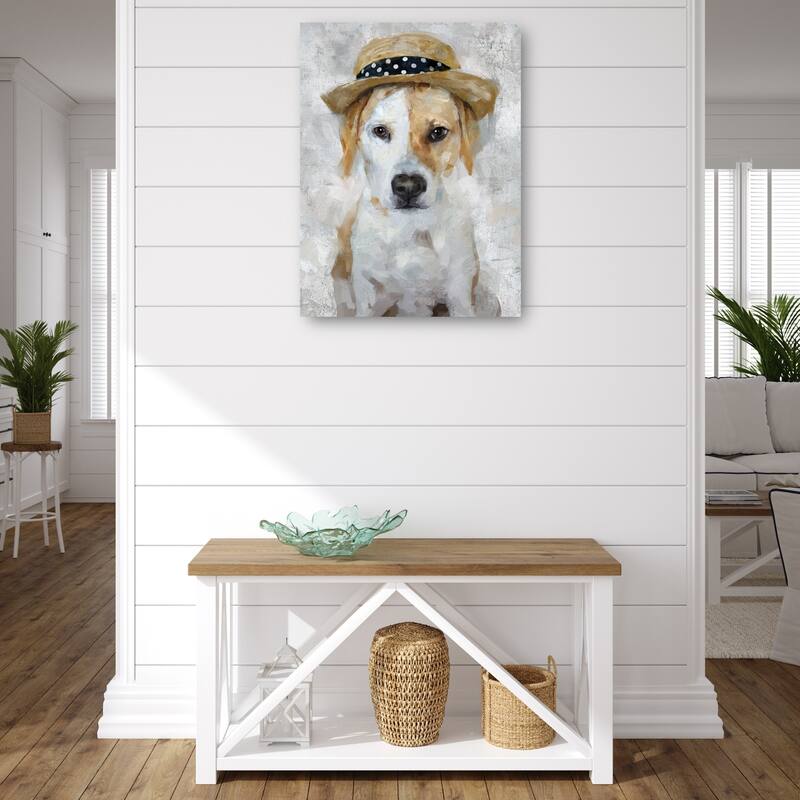 Hat Happy I By Studio Arts Canvas Art Print