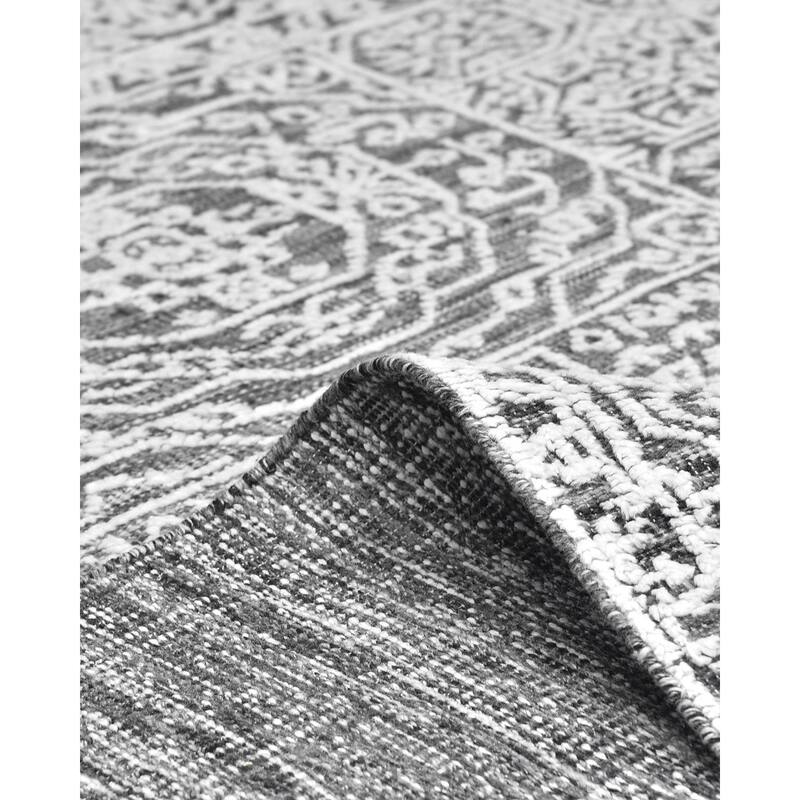 Overton Handmade Modern Contemporary Floral Area Rug