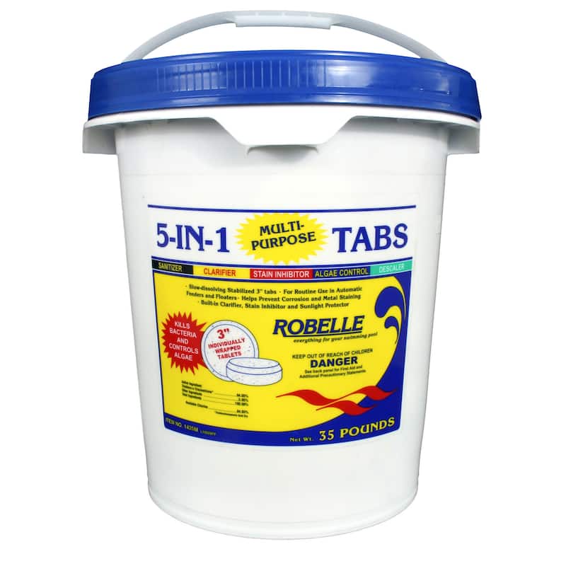 Robelle 5 in 1 Multi Purpose Tabs - 35 lb