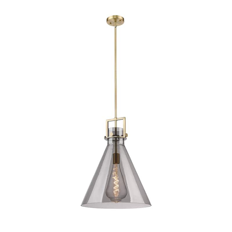 Innovations Lighting Newton Cone - 1 Light 16" Stem Hung Pendant