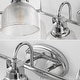 preview thumbnail 102 of 113, Shirley Metal/Glass LED Vanity Light, by JONATHAN Y