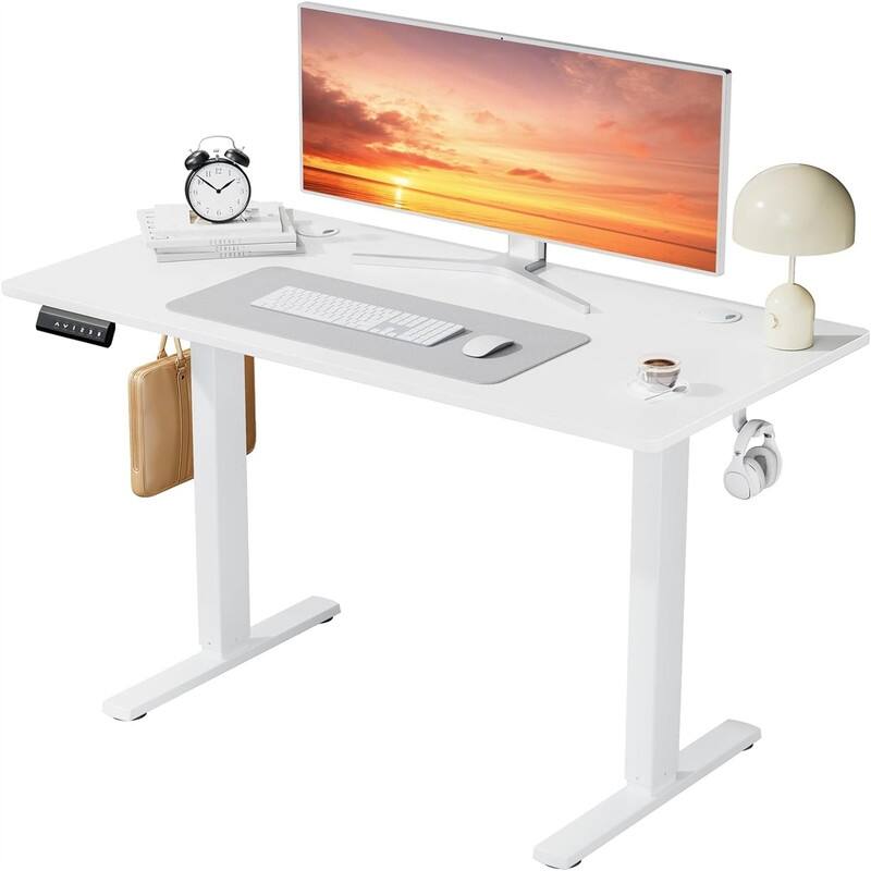 Standing Desk - 23.62"D x 63"W x 46"H - White
