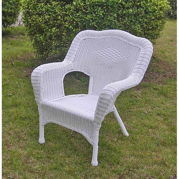 International Caravan Chelsea Resin Patio Dining Chair (Set of 2) - On