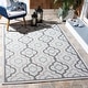 preview thumbnail 19 of 52, SAFAVIEH Courtyard Annmarie Indoor/ Outdoor Waterproof Patio Backyard Rug 4' x 5'7" - Light Grey/Anthracite