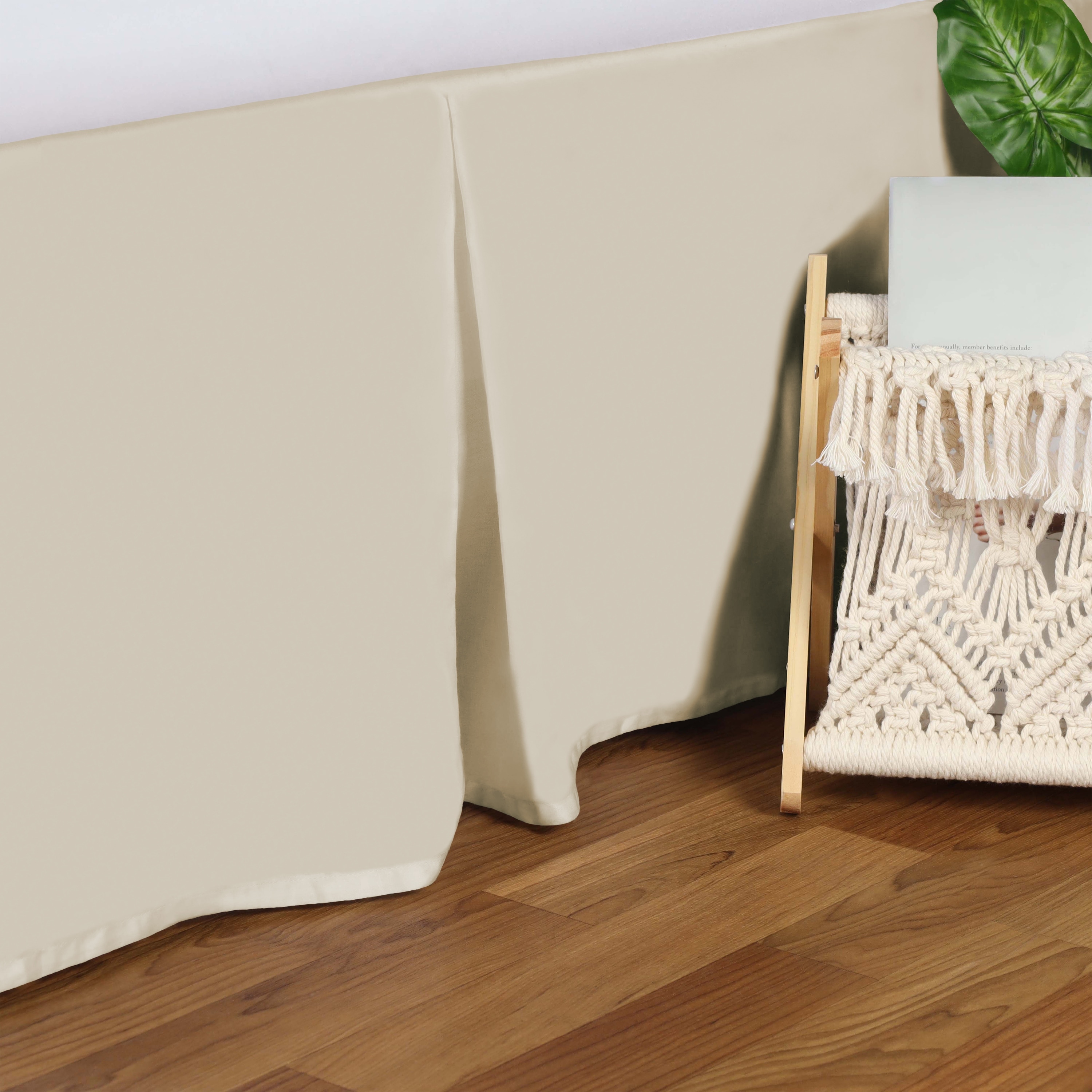 Cotton sales bed skirt