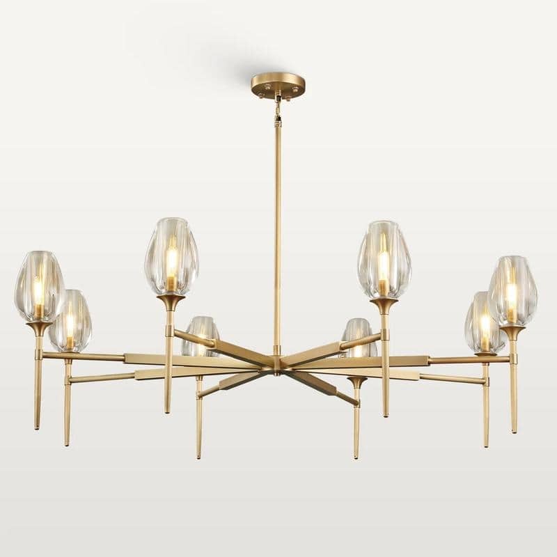 KAYLA Long tulip Wall Sconce - 54in - Gold