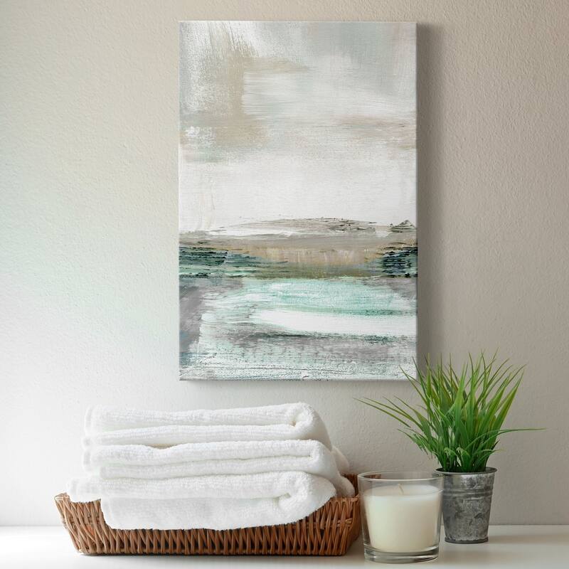 Summer Teal I Premium Gallery Wrapped Canvas - Ready to Hang