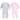 Hudson Baby Infant Girl Premium Quilted Coveralls, Pink Gray Elephant