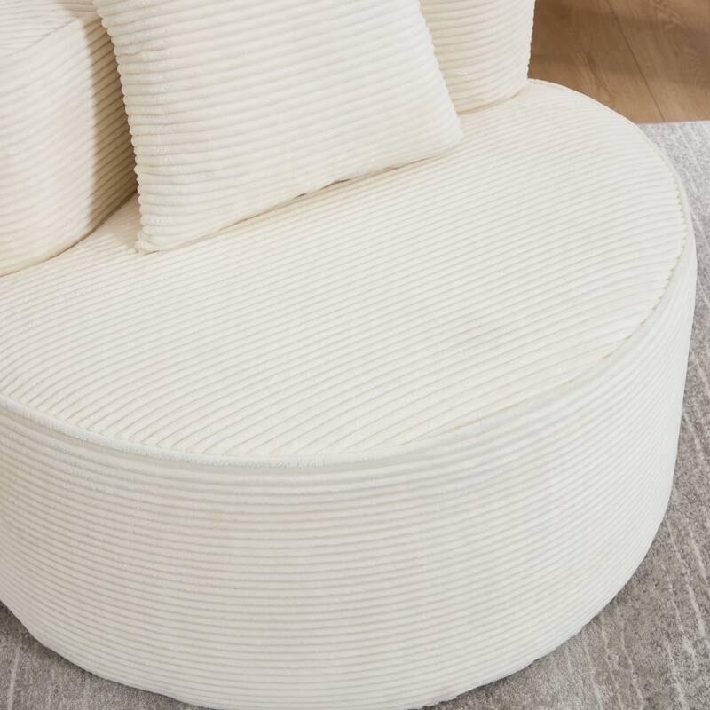 Plush Lounger Soft Sofa No Assembly Required