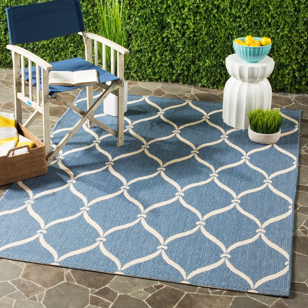 SAFAVIEH Courtyard Liya Indoor/ Outdoor Waterproof Patio Backyard Rug
