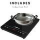 preview thumbnail 15 of 26, Cheftop Induction Cooktop Portable 120V Digital Electric Cooktop 1800 Watt, Digital 9 Cooking Zones Power Levels