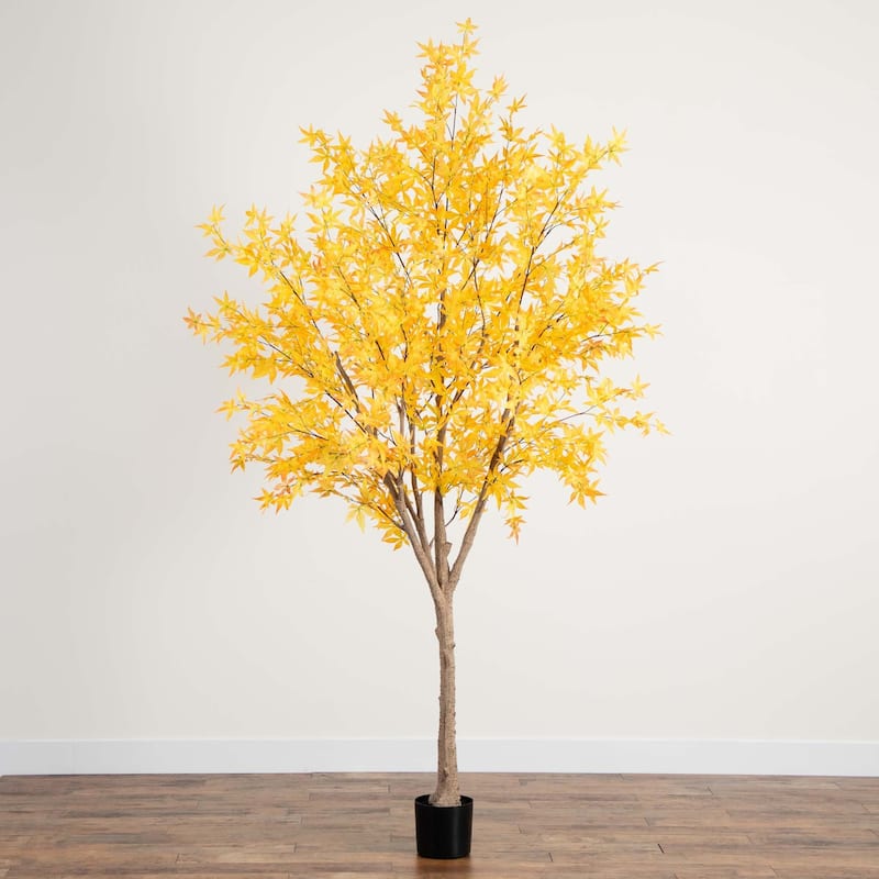Maple Artificial Tree with Planter - 9' - Unlit