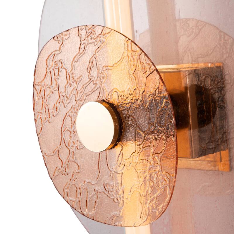 Golden Lighting 3882-39-RG PI Colorella 2 Light 5" Wide Bath Bar