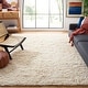 preview thumbnail 1 of 15, SAFAVIEH Handmade Shag Sirli Solid Wool Rug