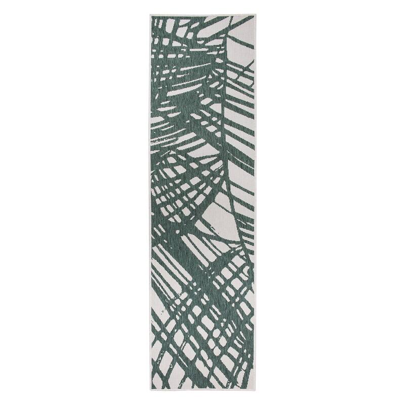 World Rug Gallery Nature Inspired Tropical Indoor/Outdoor Area Rug
