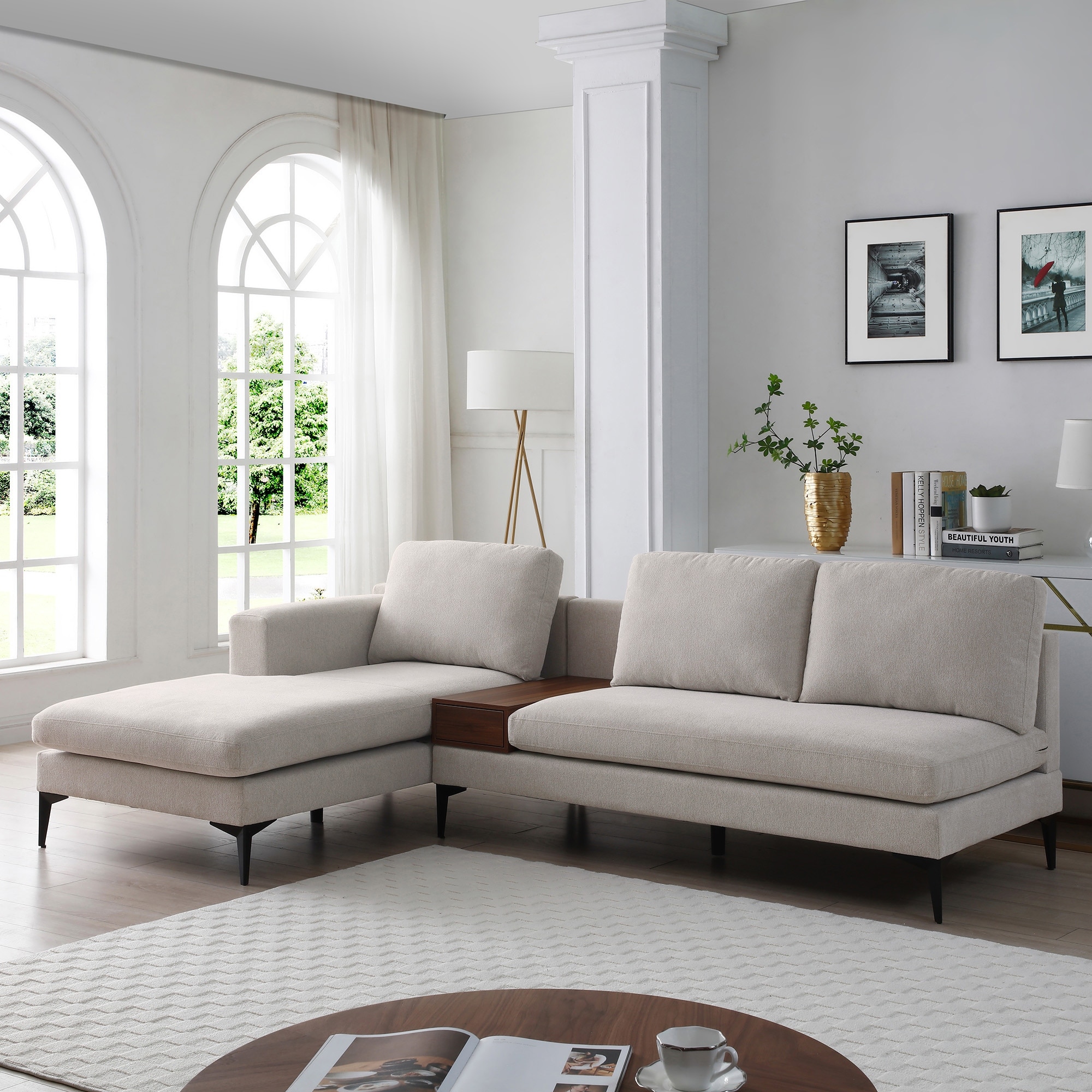 Kelly grey sofa outlet chaise