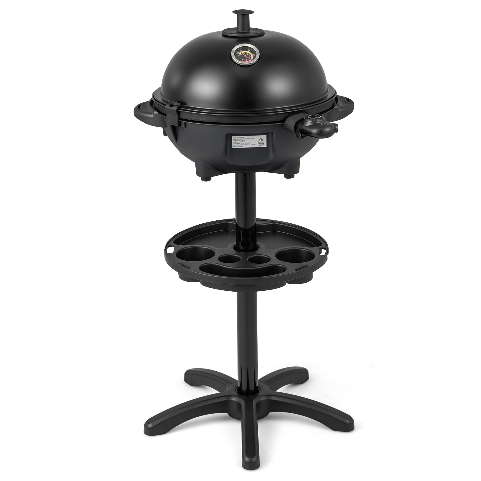 Gymax Indoor Outdoor Electric Grill w/ Non-stick Grill Plate
