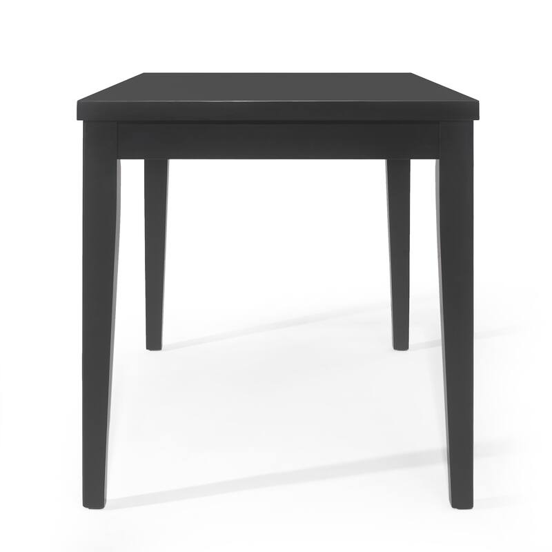 Roomfitters Counter Height Dining Table, 36.5" Kitchen Island Table with Wood Frame, Matte Black
