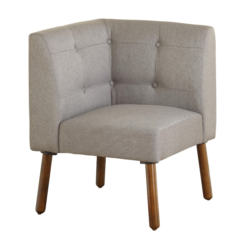 Simple Living Wood Fabric Playmate Corner Chair
