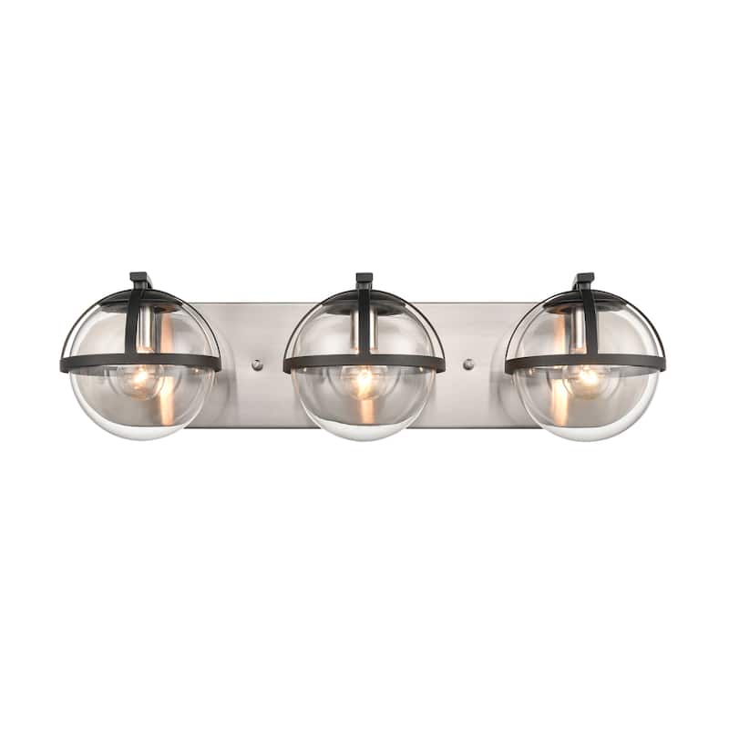 Elk Home Davenay Multiple Finishes With Clear Glass 2 Light Vanity Light - 23'' - Satin Nickel