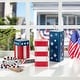 preview thumbnail 2 of 6, Glitzhome 9.75"H Wooden Patriotic Firecracker Table Decor