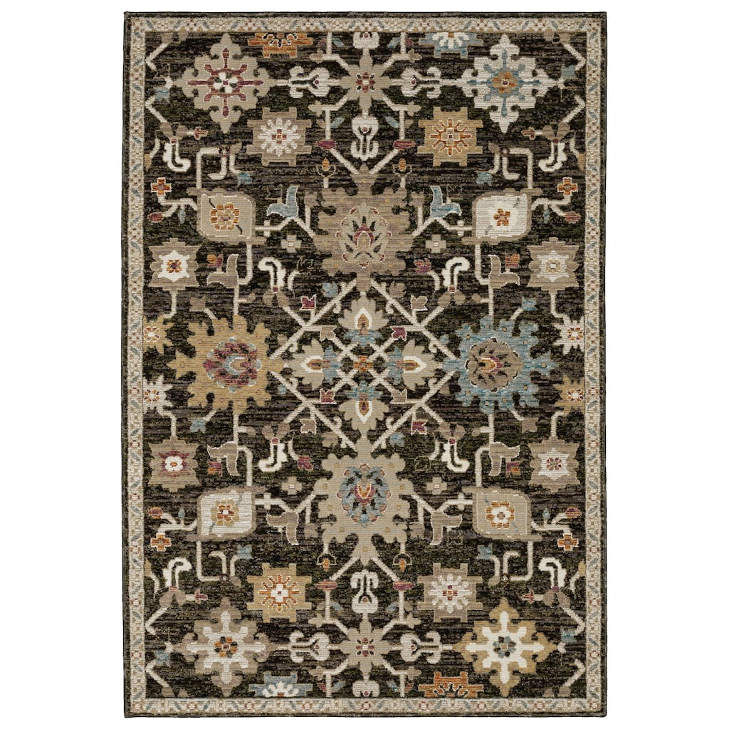 Style Haven Adalynn Vintage Bohemian Brown/ Multi Area Rug