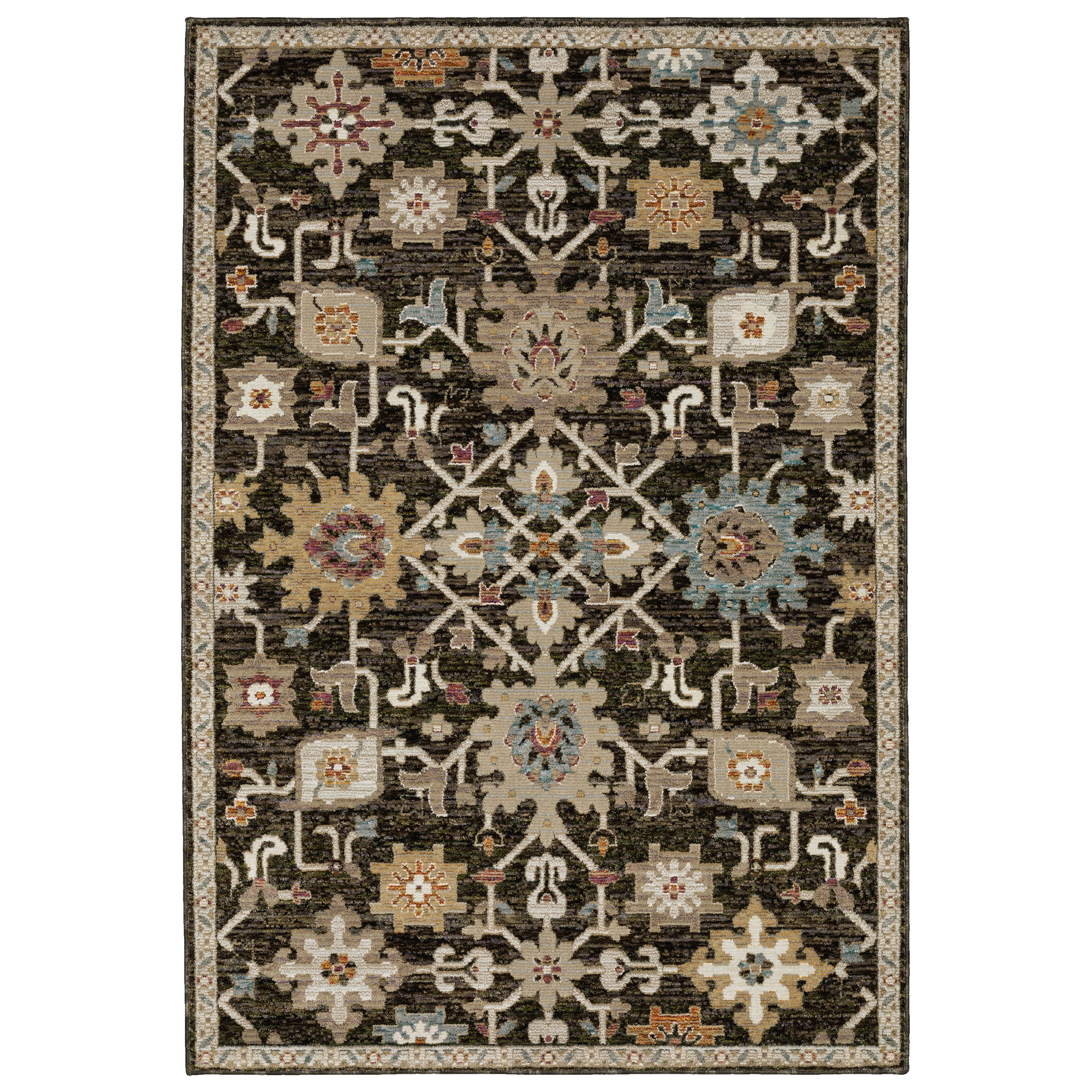 Style Haven Adalynn Vintage Bohemian Brown/ Multi Area Rug