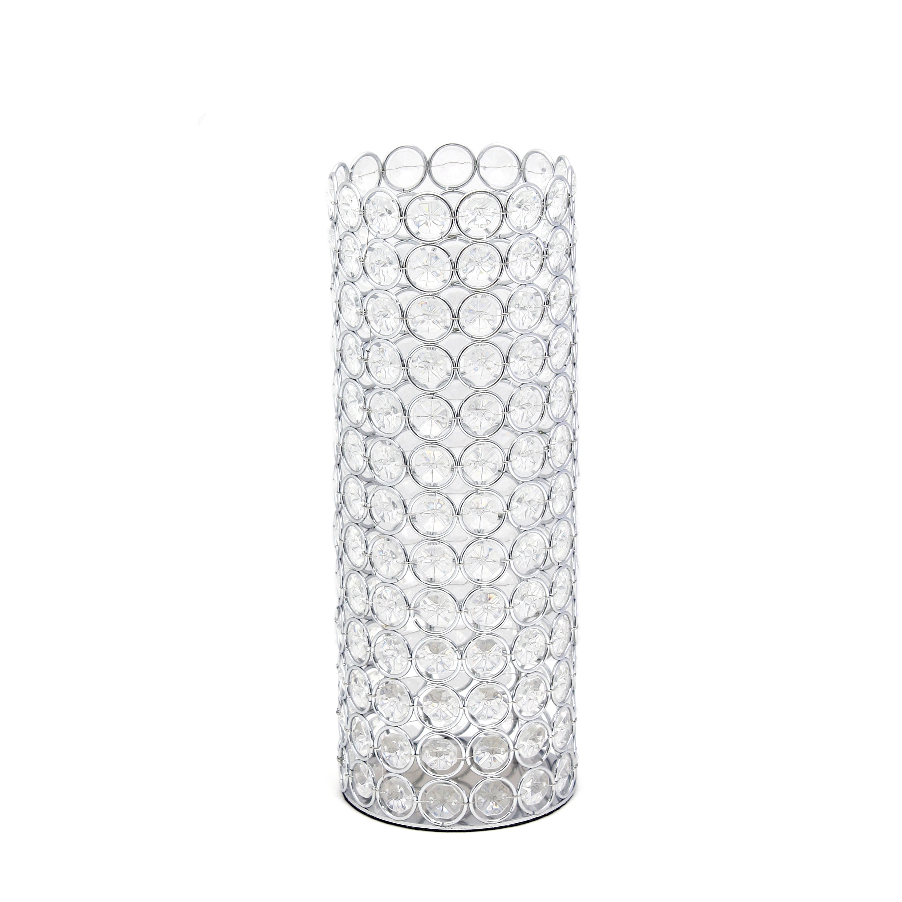 Lunarie Crystal Decorative Vase, Clear, 11.25"H - N/A
