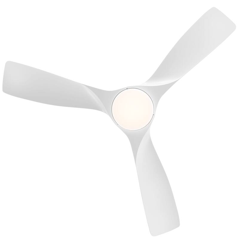 54 inch Modern Smart Ceiling Fan with Light,Remote&APP Control,Sloped Ceiling Adaptable