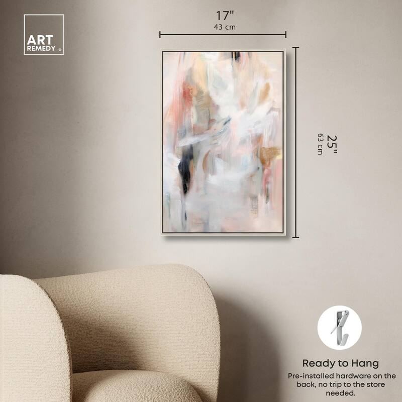 Drifting Colors II Canvas by Art Remedy