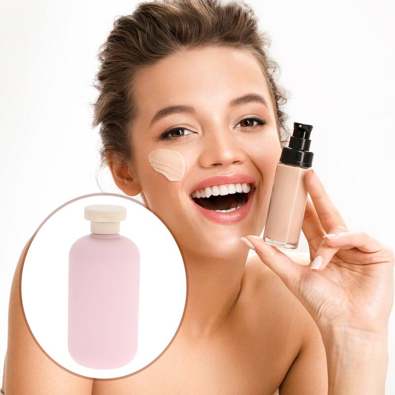 Flip Cap Soap Dispenser for Bathroom 1 Pc - Pink - 10.14oz