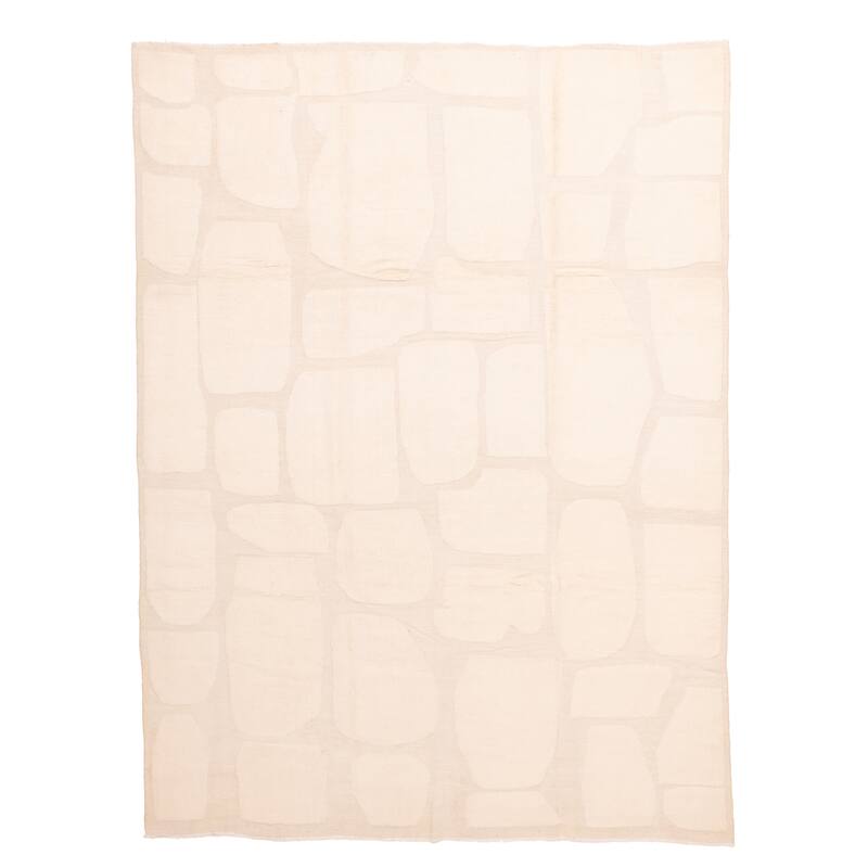 ECARPETGALLERY Hand-knotted Pak Finest Marrakesh Cream Wool Rug - 7'9 x 10'0